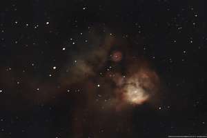 Skull and Crossbones Nebula (SH2-311) - March 8, 2025, 11:00 p.m.